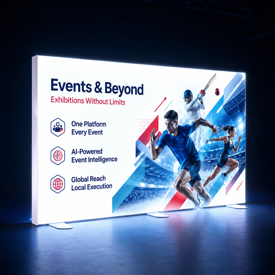 SEG Frameless Fabric LED Light Box Display - 4m W x 2.5m H