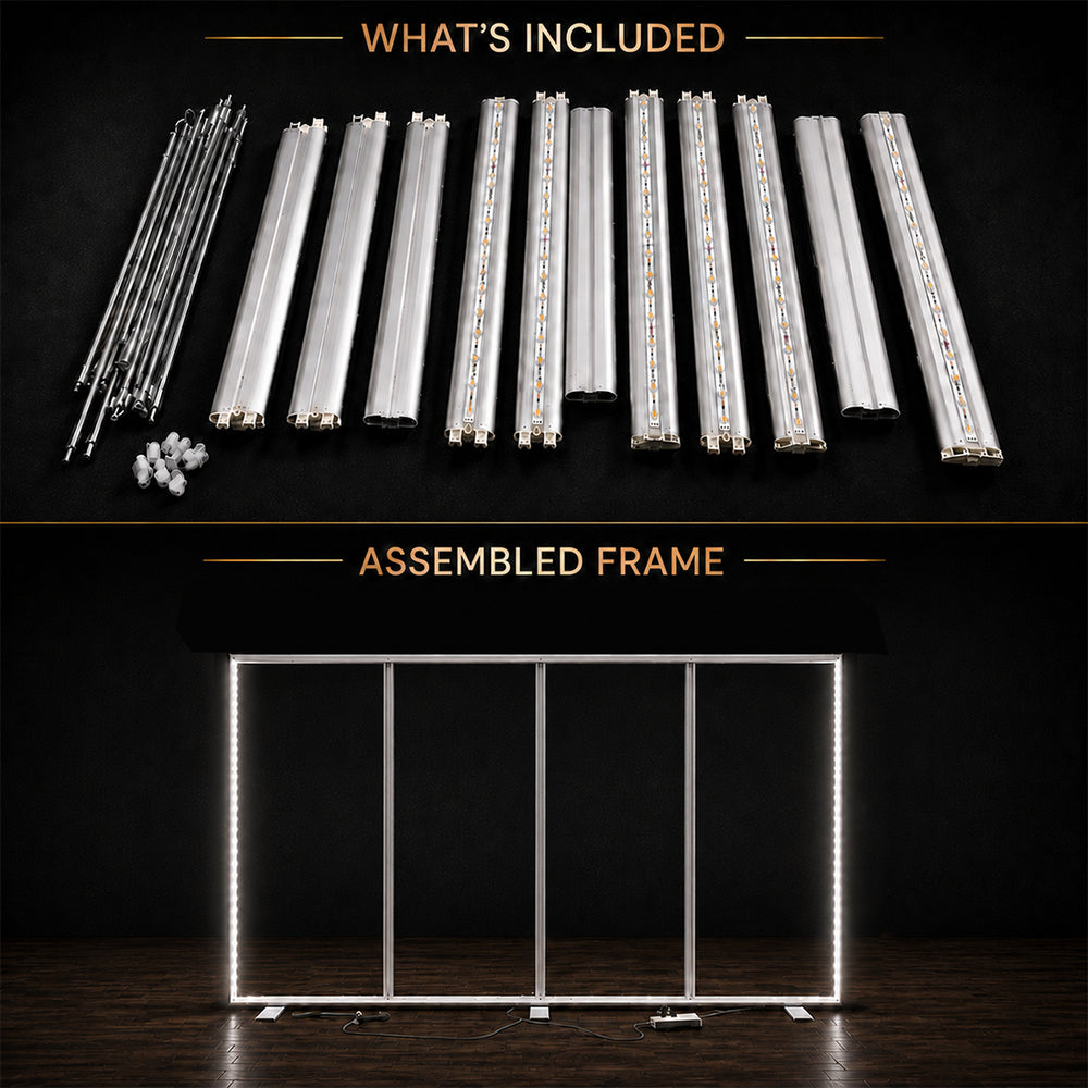 SEG Frameless Fabric LED Light Box Display - 6m W x 2.5m H