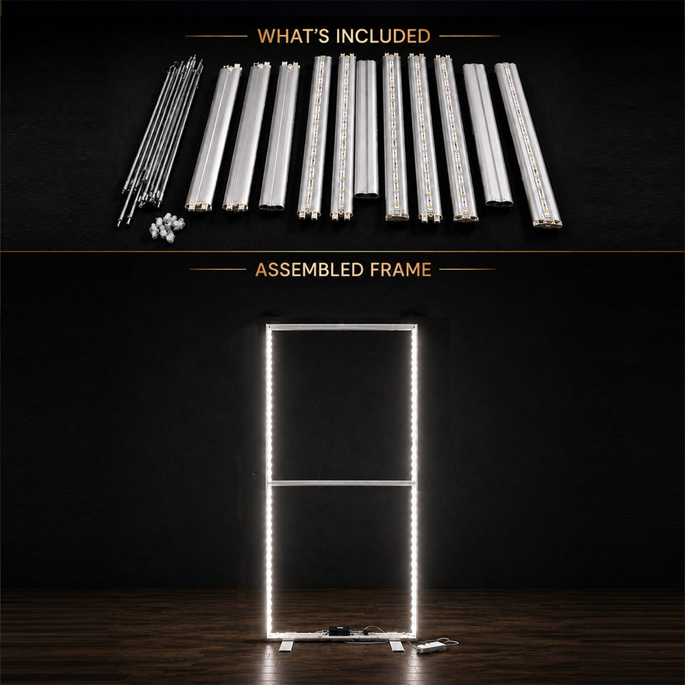 SEG Frameless Fabric LED Light Box Display - 1m W x 2m H