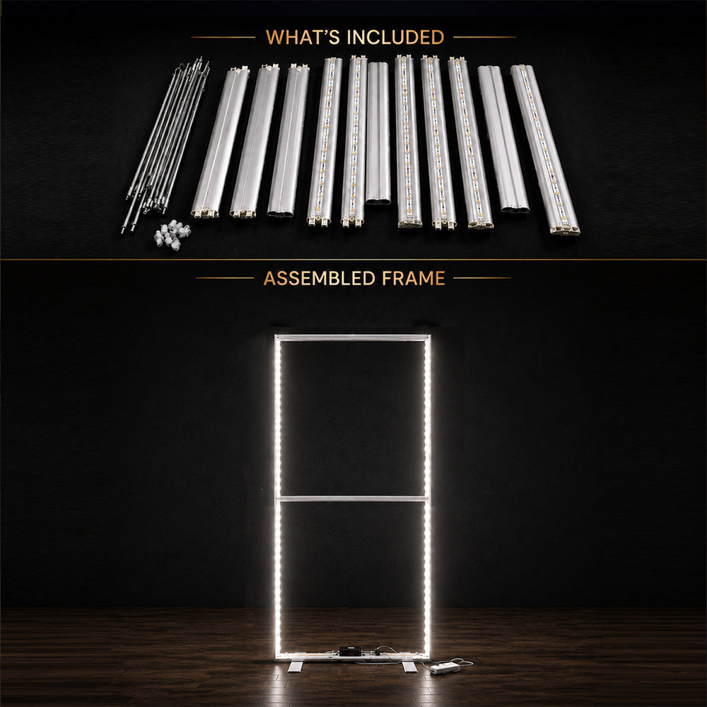 SEG Frameless Fabric LED Light Box Display - 1.2m W x 2m H