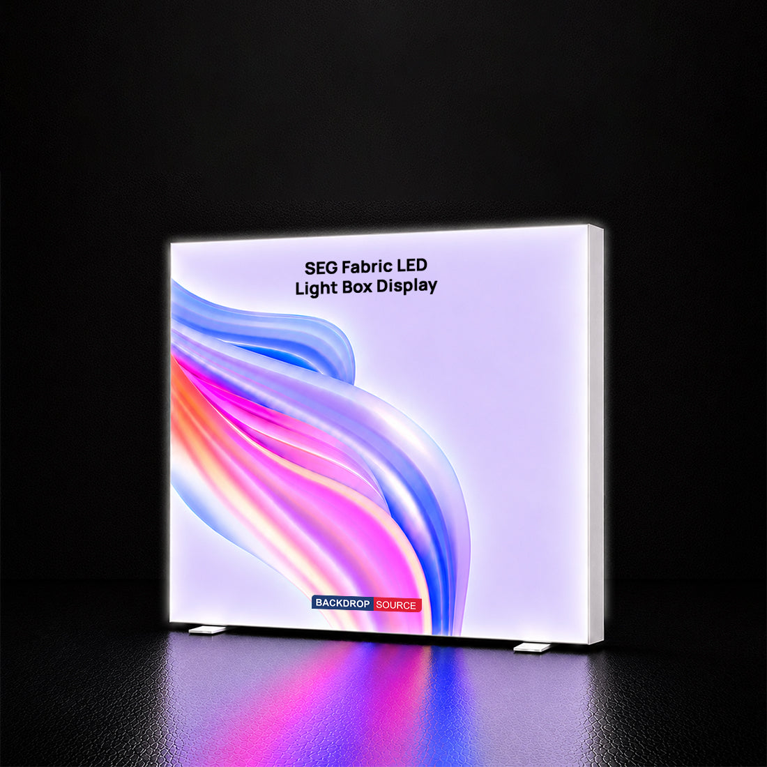 SEG Frameless Fabric LED Light Box Display - 2.5m W x 2.5m H