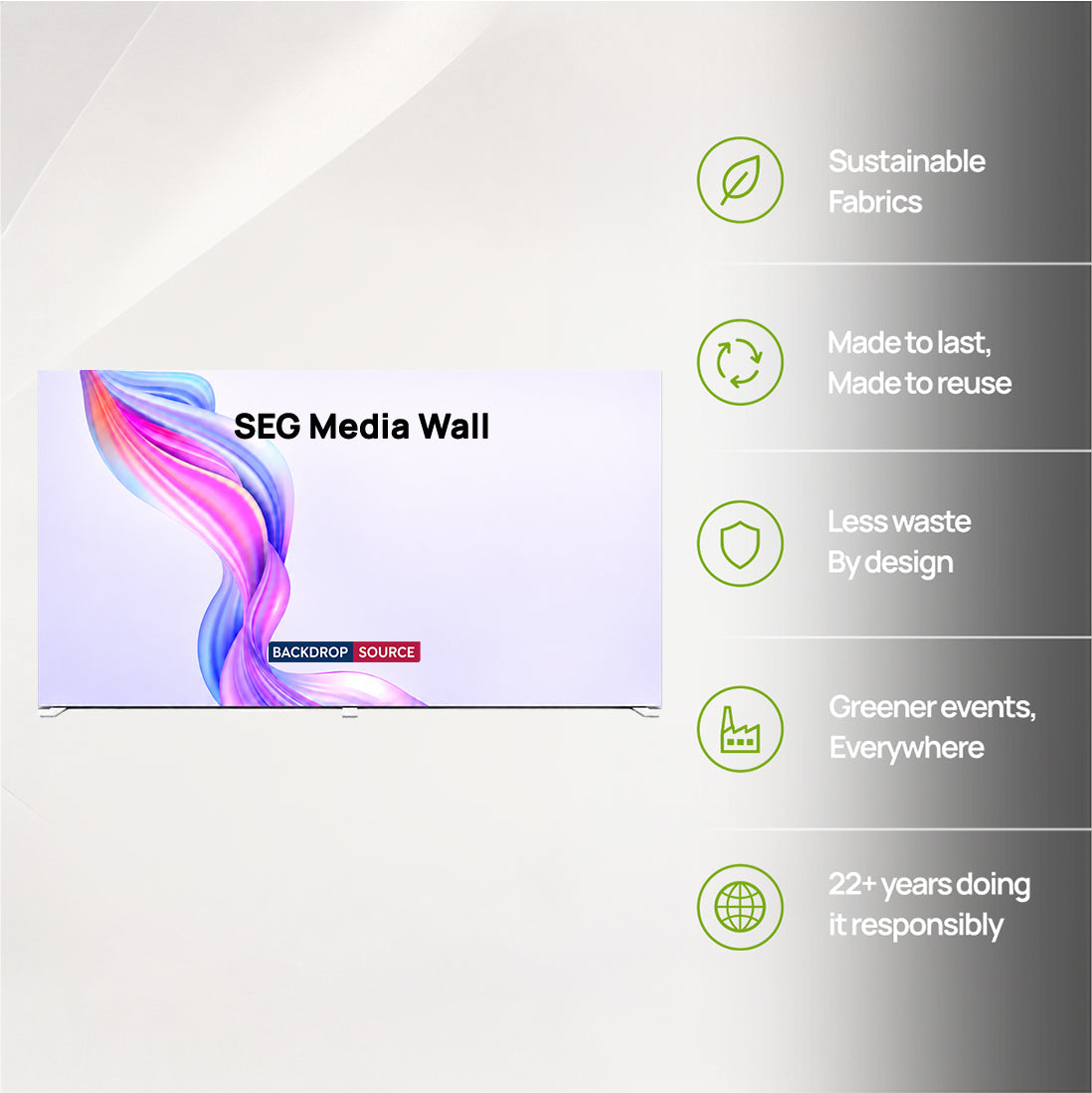 SEG Fabric Media Display - 6m W