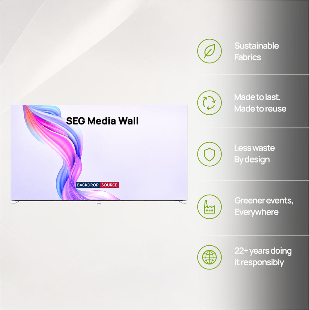 Non-Backlit SEG Fabric Media Display - 6m W