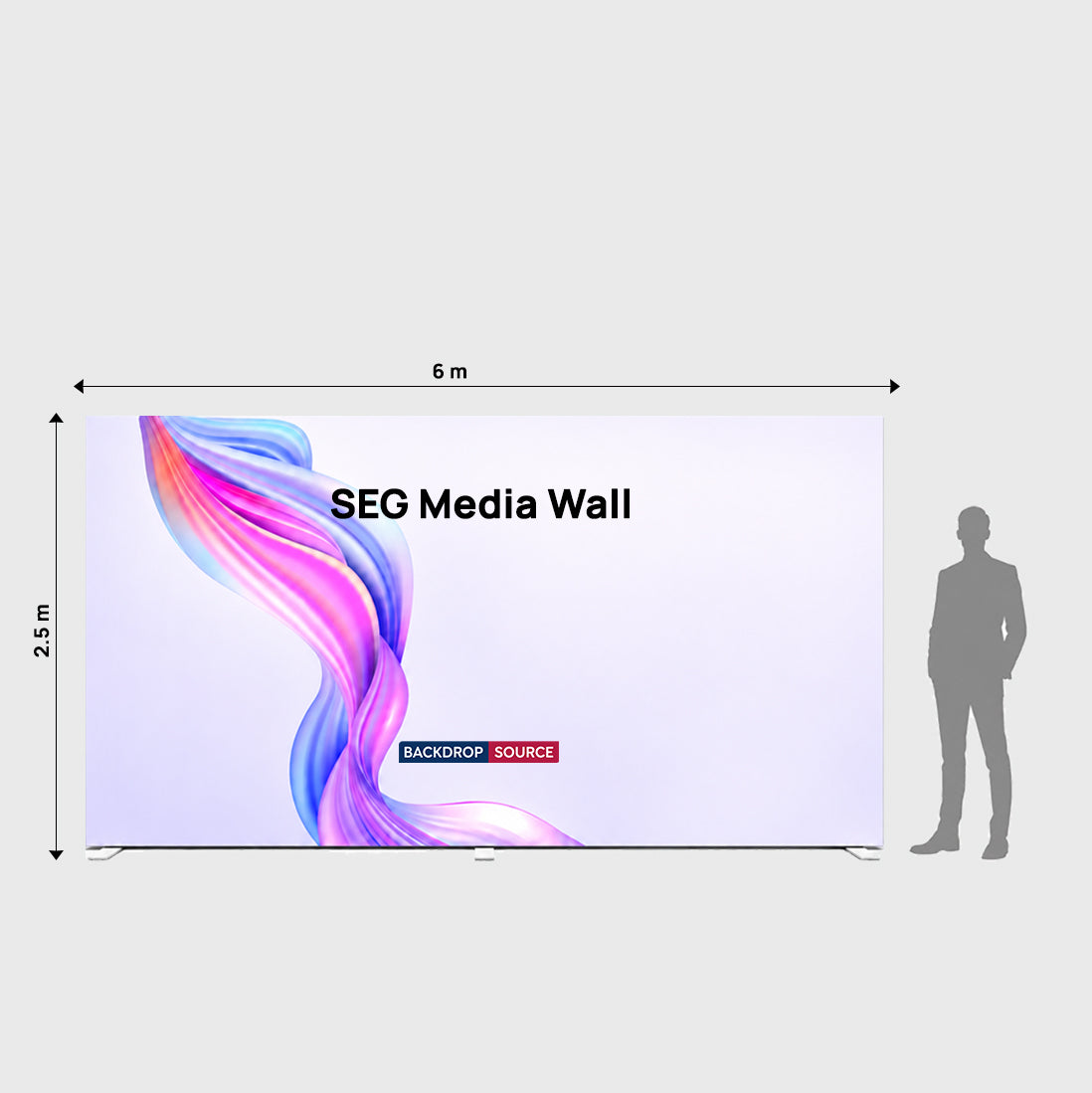 SEG Fabric Media Display - 6m W