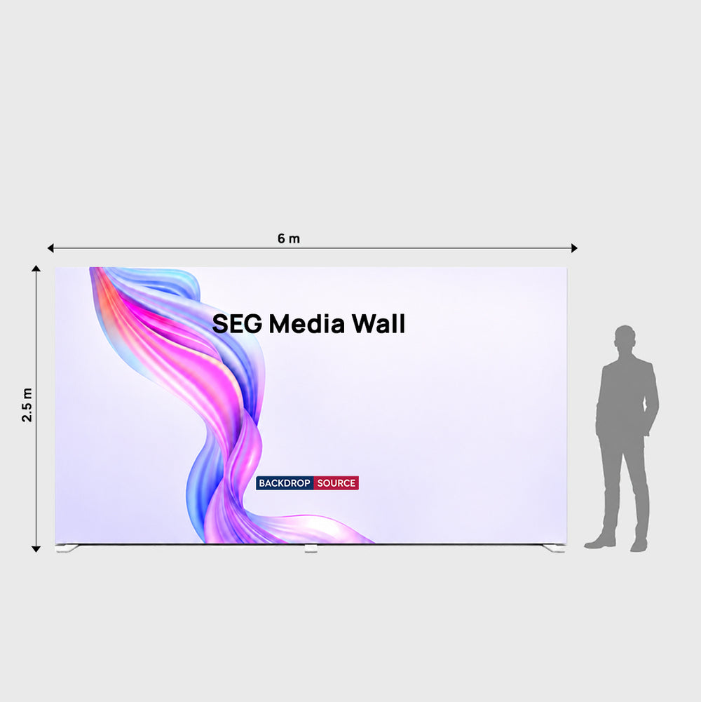 Non-Backlit SEG Fabric Media Display - 6m W