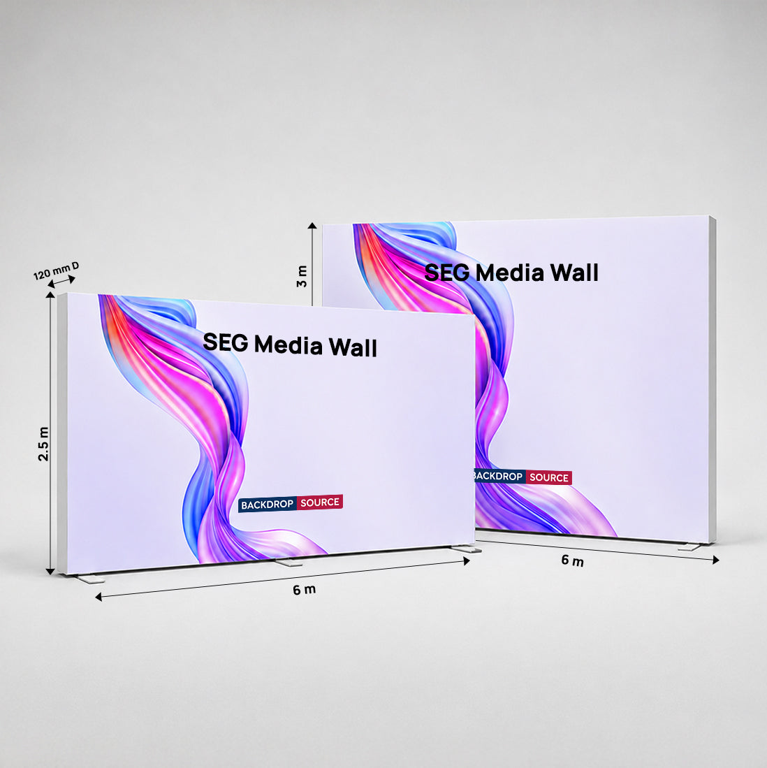 SEG Fabric Media Display - 6m W