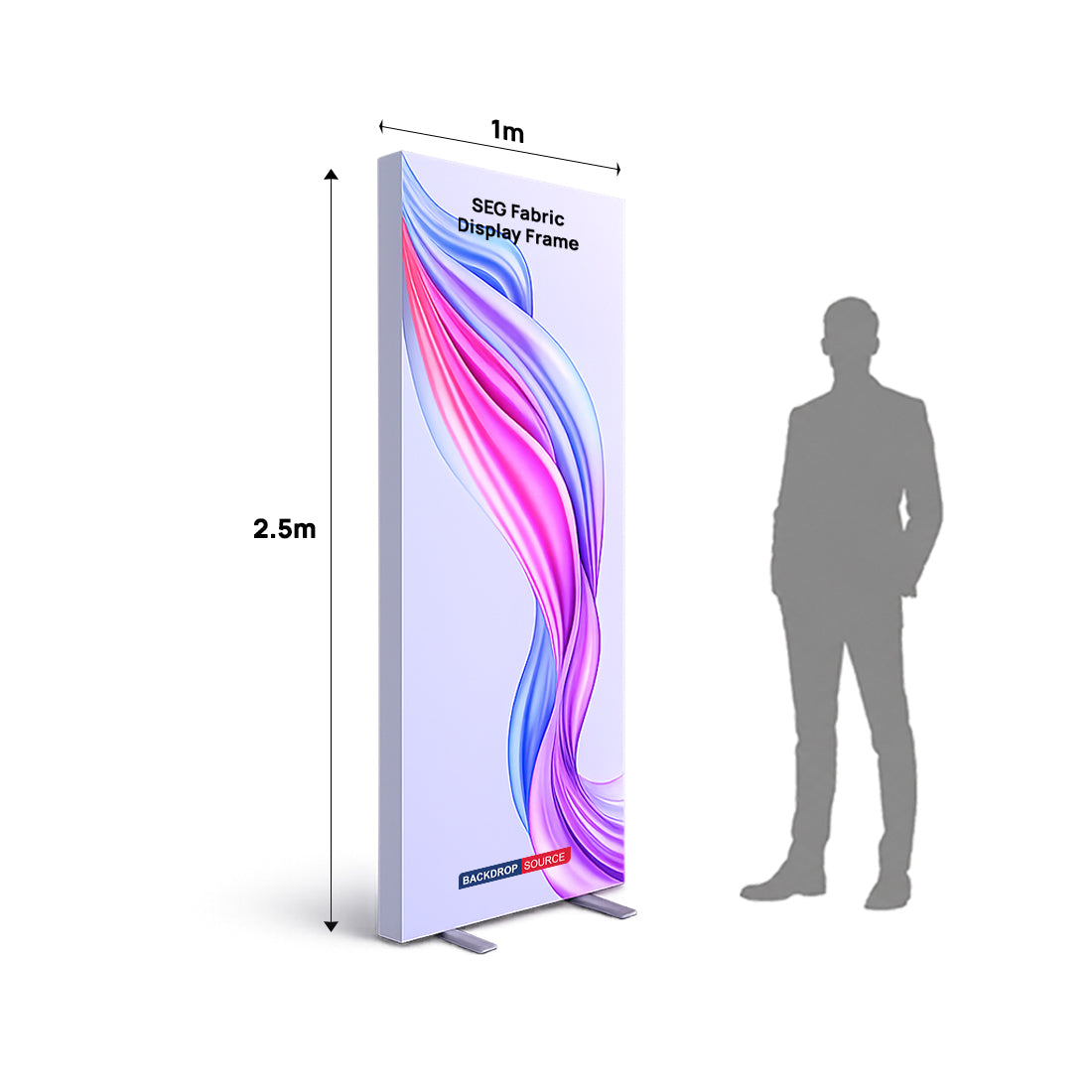 SEG Fabric Display Frame - 120mm Depth Aluminum Profile