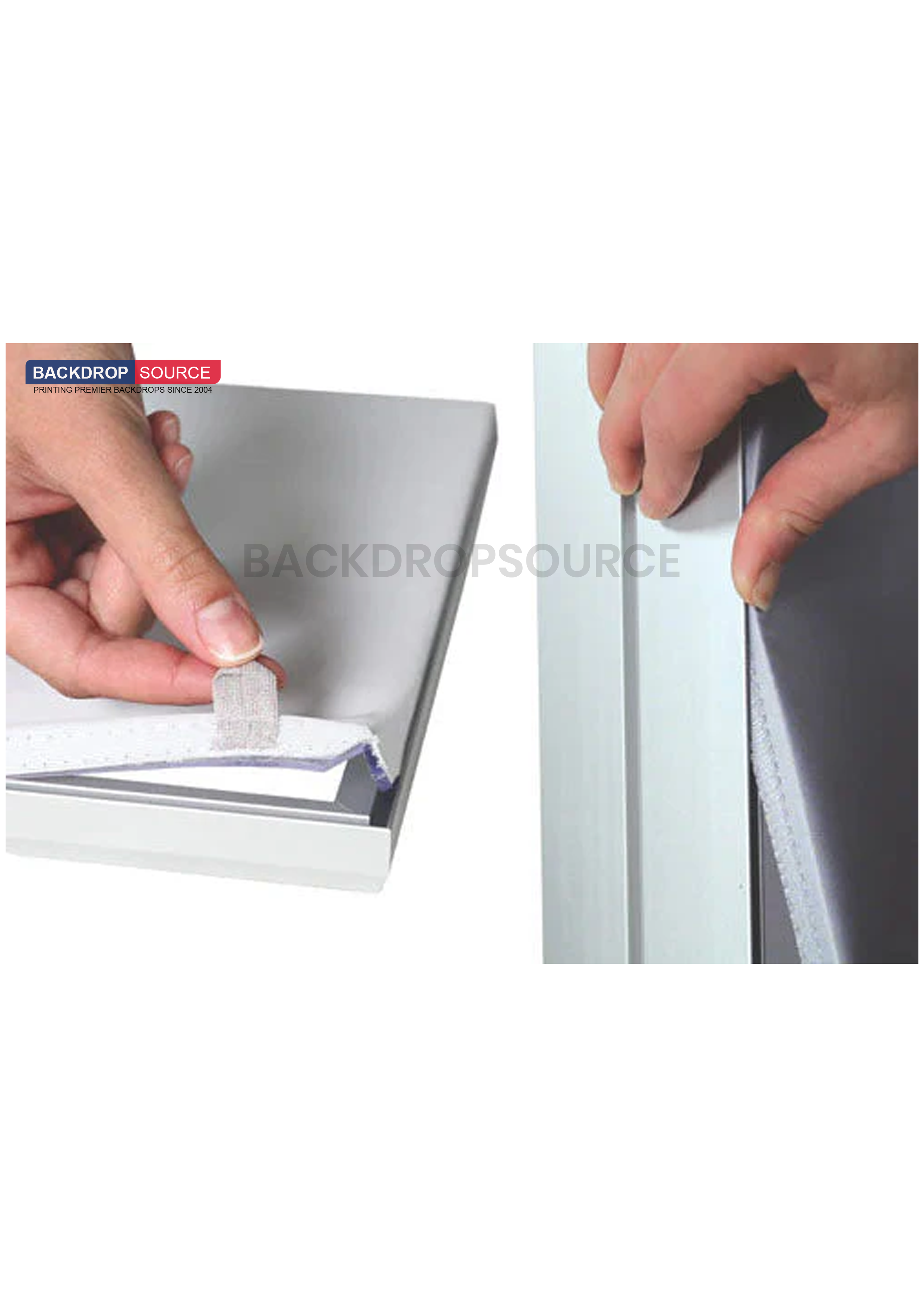 Backlit SEG Fabric Display Frame - 80mm Depth Aluminum Profile