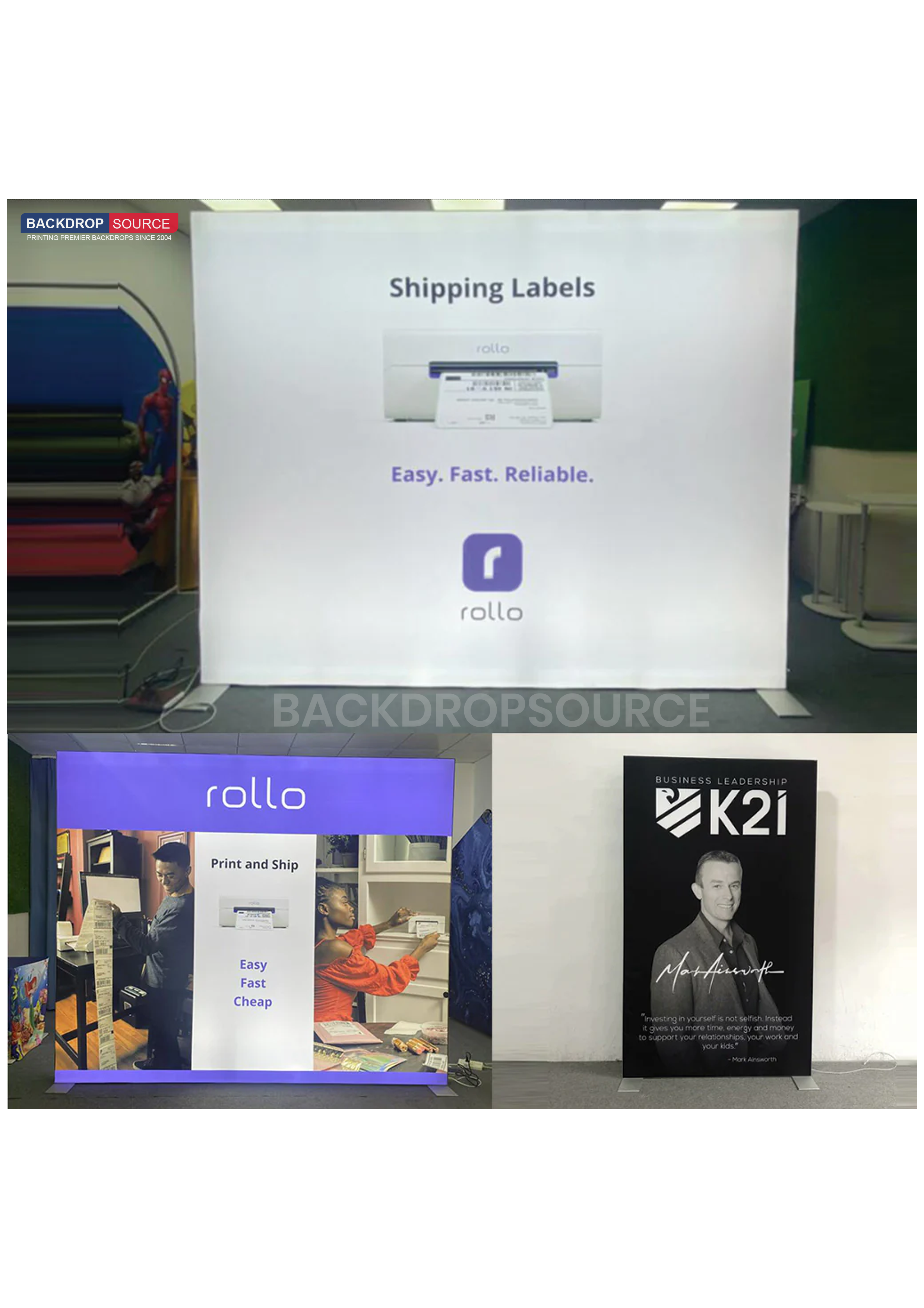 Backlit SEG Fabric Display Frame - 80mm Depth Aluminum Profile