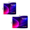 S Shape Wave Fabric Display Wall
