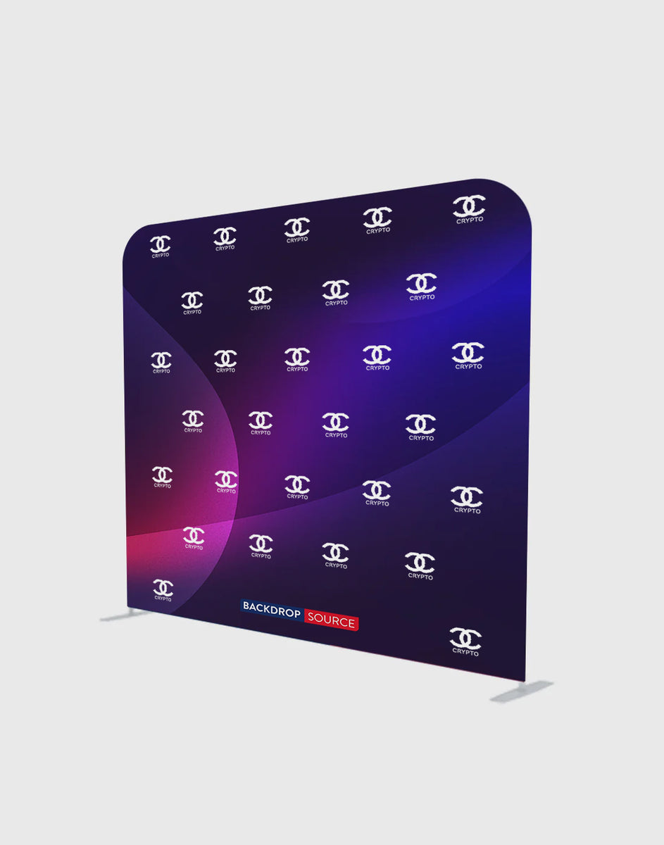 Straight Tension Step & Repeat Media Wall | Fabric Event Backdrop ...