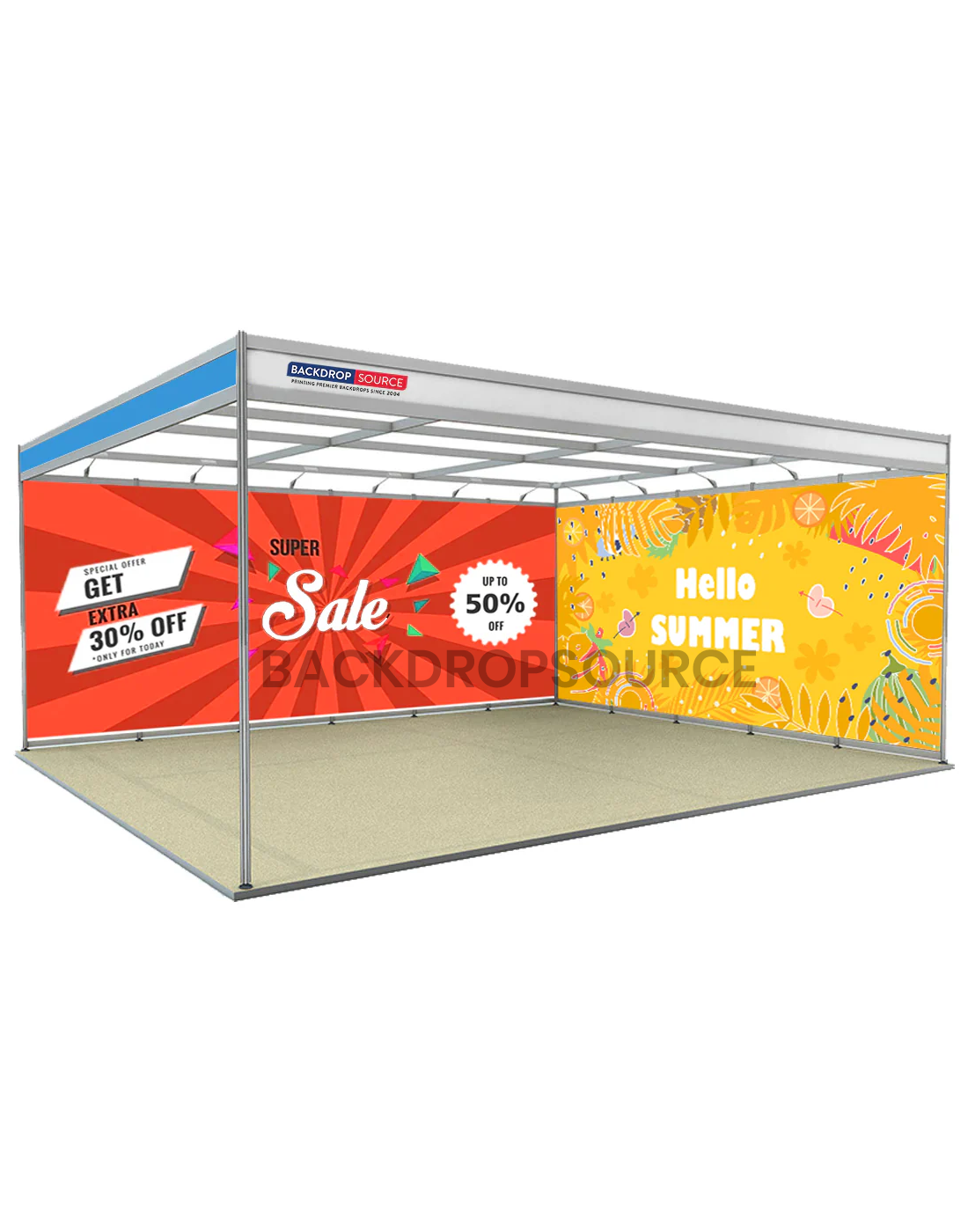 Shell Delivery Graphics Shell Scheme Exhibition Graphics: Full Coverage Seamless ...
