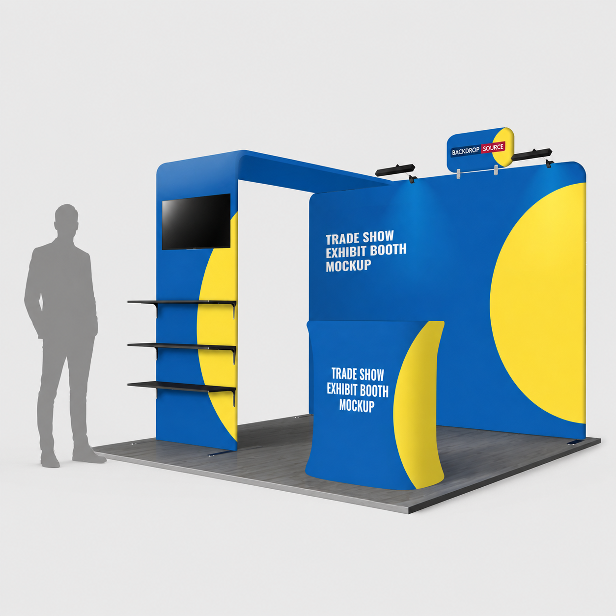 Portable Exhibit Display 3m x 3m - Model 17