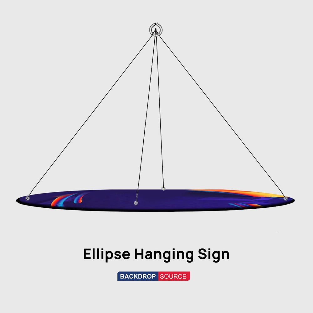 Sky Tube Ellipse Hanging Banner