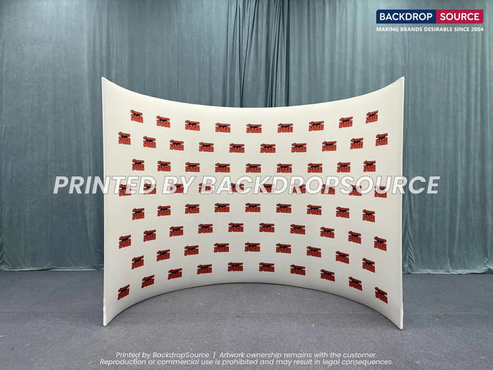Curve Tension Media Wall