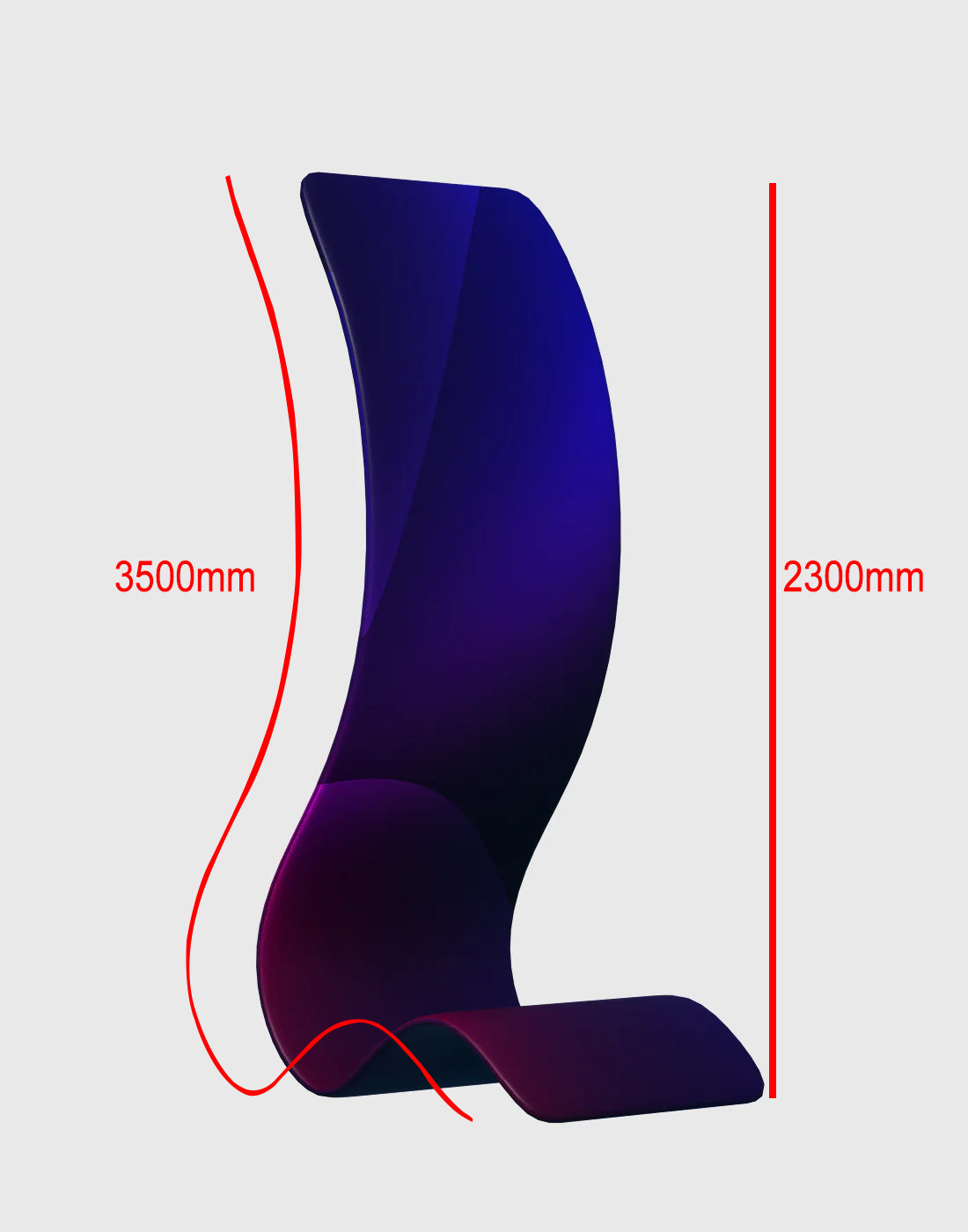 Snake Tension Fabric Display Stands