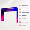 Square Shape Tension Fabric Display Arch With Header