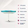 Square Market Umbrellas With Valances  – 9.8ft x 9.8ft