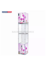 Square Portable Aluminum Spiral Tower Display - 5 Layer Shelves