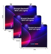 Premium Straight Fabric Wall with LED Spotlights