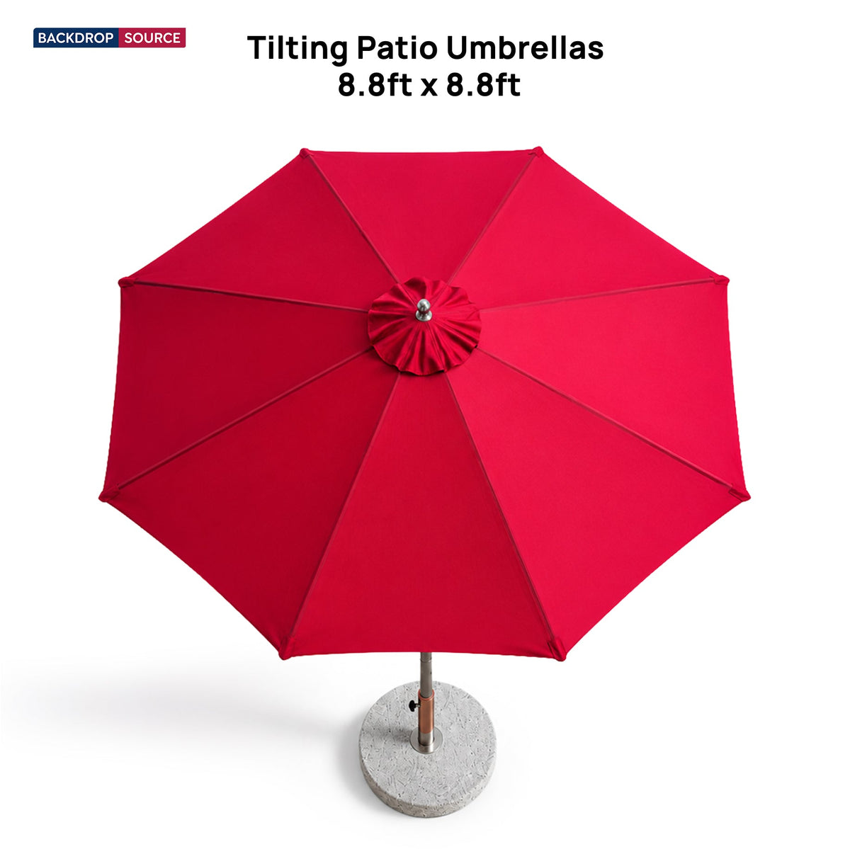 Tilting Patio Umbrellas – 8.8ft x 8.8ft