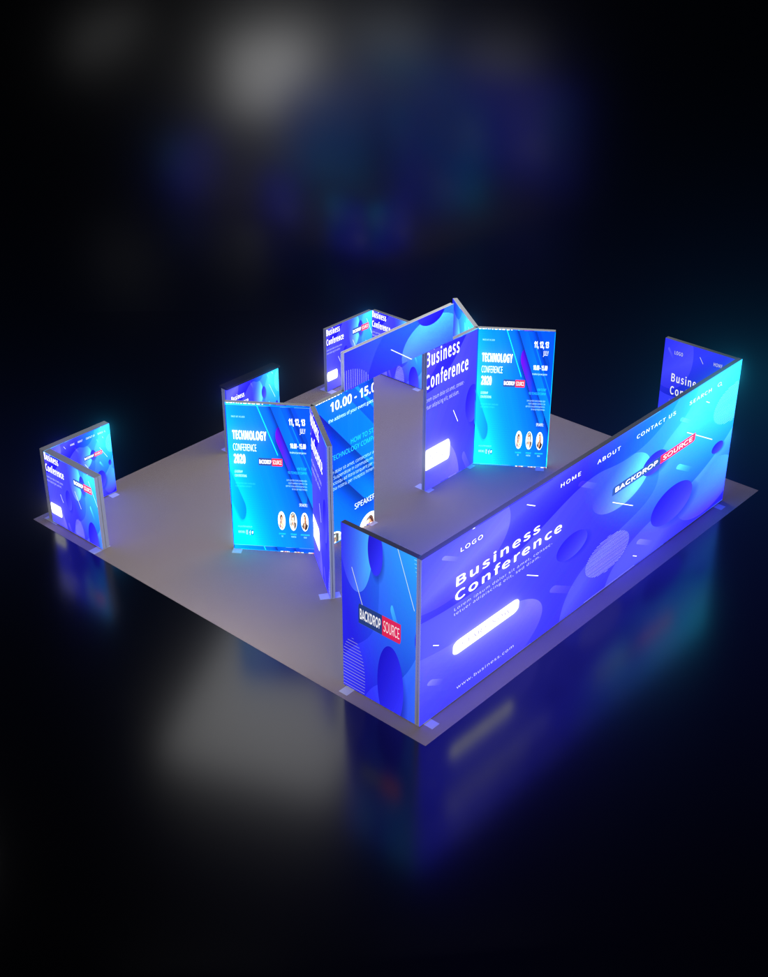 Modular Light Box Display SEG Modular Lightbox Display Kit - Model 18 – Backdropsource AU