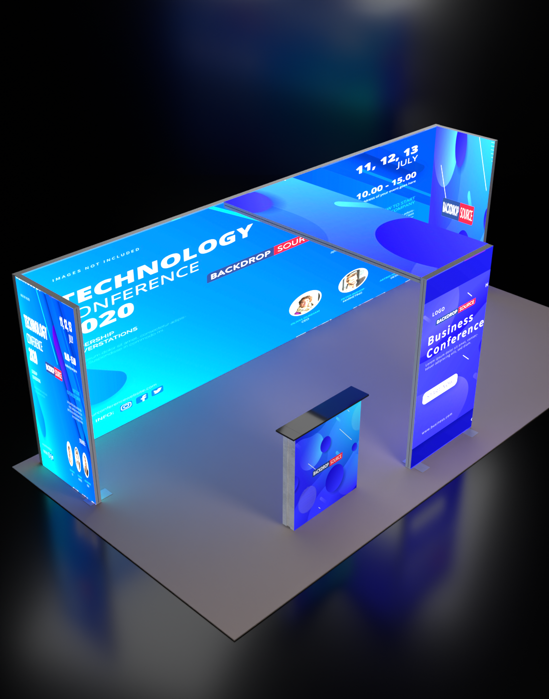 Modular Light Box Display SEG Modular Lightbox Display Kit - Model 13 – Backdropsource AU
