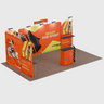 6x3m Straight Backdrop with Shelf Exhibition Kit