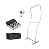 Vertical S-Shaped Fabric Banner Display
