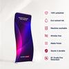 Vertical S-Shaped Fabric Banner Display