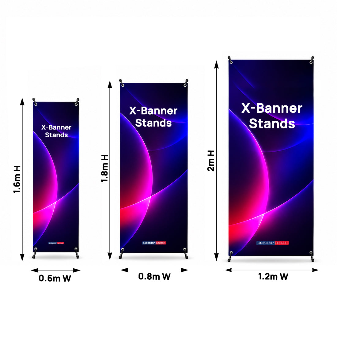 Fabric X-Banner Stands