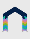 Peaked Arch Fabric Display for Events