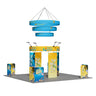 6x6m Island Booth with 360 Photo Booth & Tiered Hanging Sign