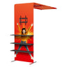 6x6m Gallery Booth with Entry Arch Towers, TV Mounts & Counters