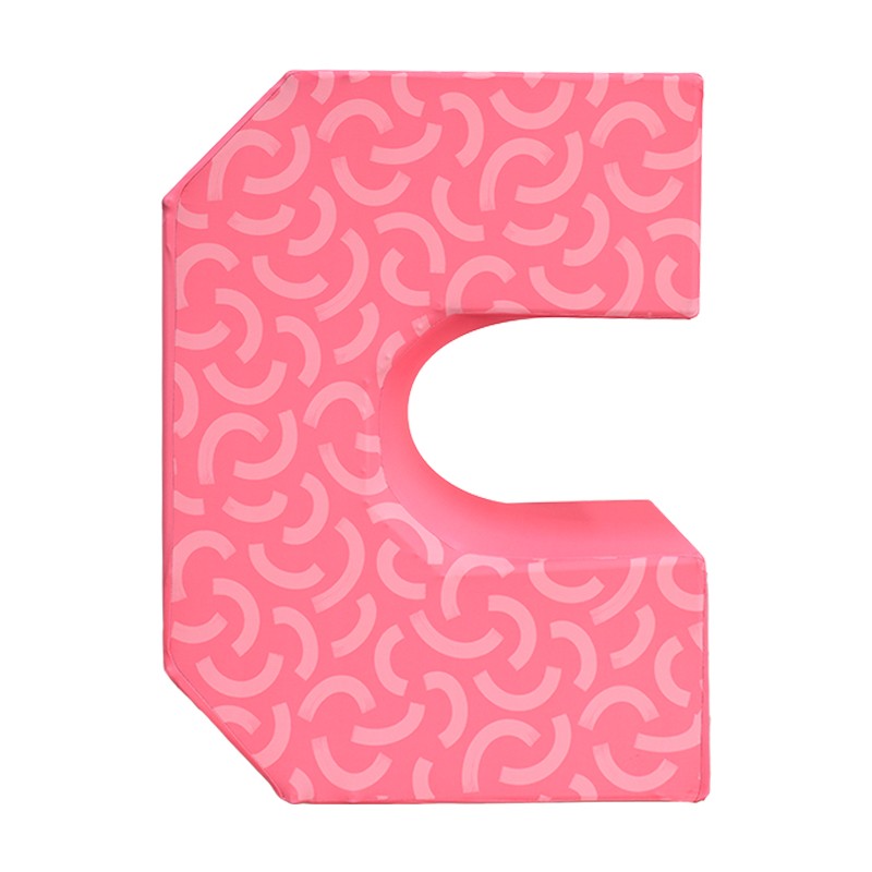 Freestanding 3D Alphabet Stand