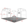 6x6m Magnetic Booth Kit with 2 TV Displays & Counter