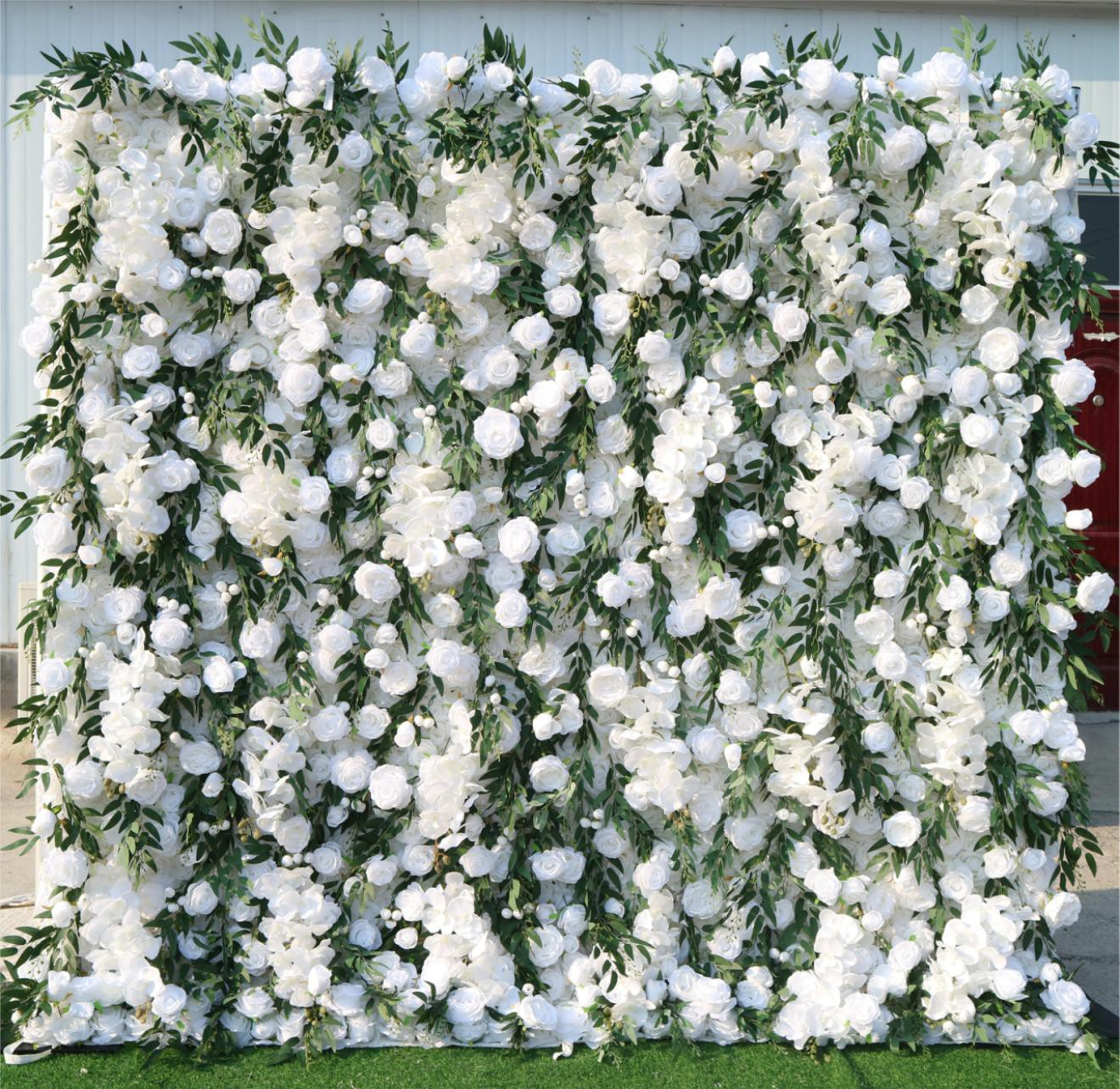 Artificial Floral Event Wall Backdrop – Style 56