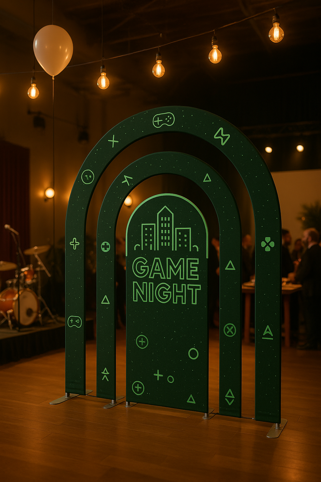 Multi-Tier Arch Event Backdrop