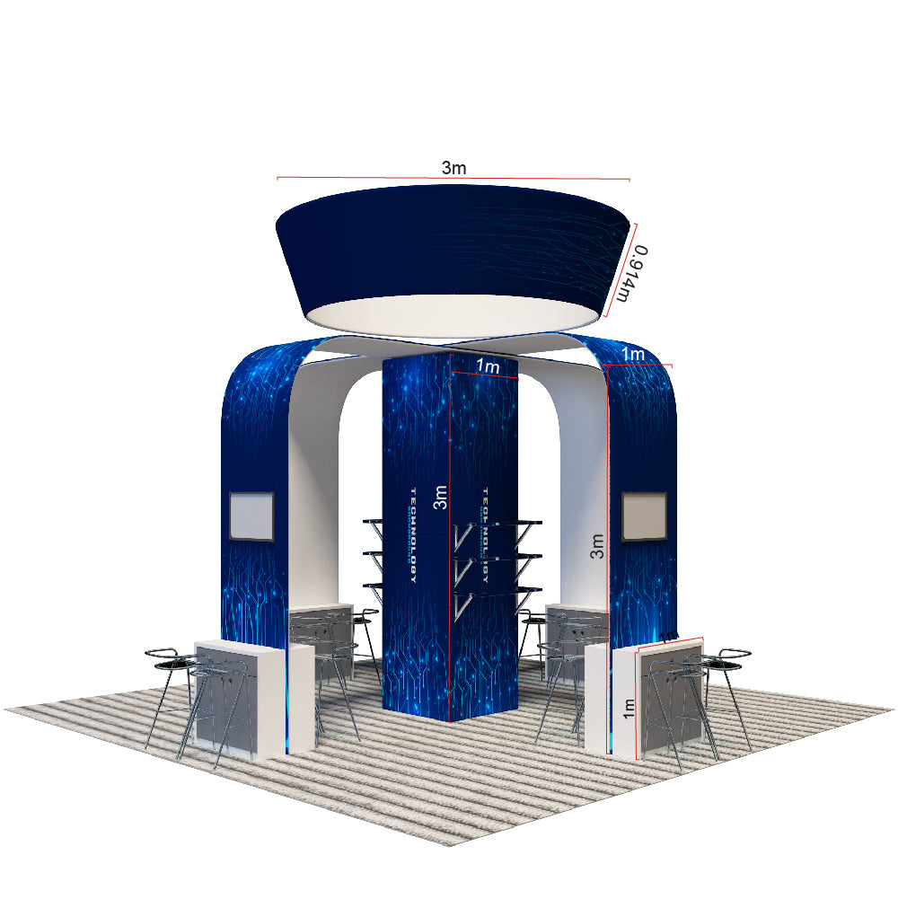 Modular Booth Kits 6m - Model 03 - Customized Event Solution ...