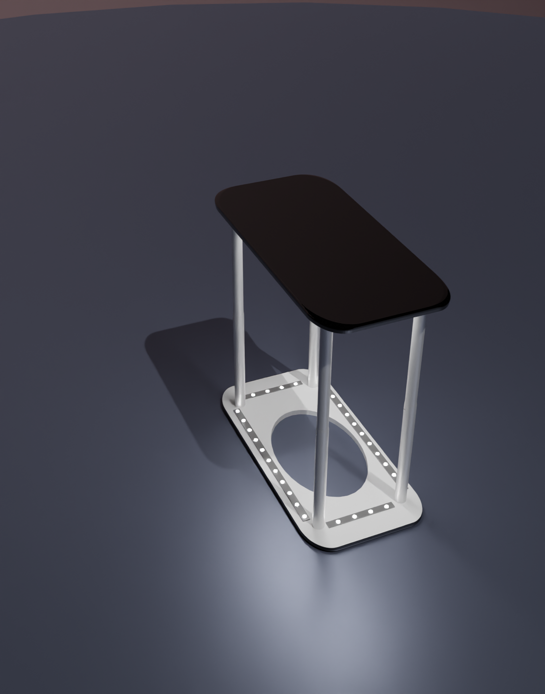 Backlit fabric Led Counter Display 1 m/1.2 m/1.8 m W