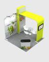 Premium Modular L Arch TV Display Exhibition Kit for 3m Wide Booths