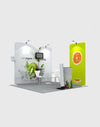 Premium TV Display Exhibition Kit for 3m Wide Booths
