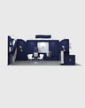 6x3m Straight Backdrop with Shelf Exhibition Kit