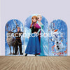 Frozen 2  Princess Themed Party Backdrop Media Sets for Birthday / Events/ Weddings