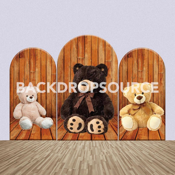 Teddy Bear Themed Party Backdrop Media Sets for Birthday / Events/ Weddings