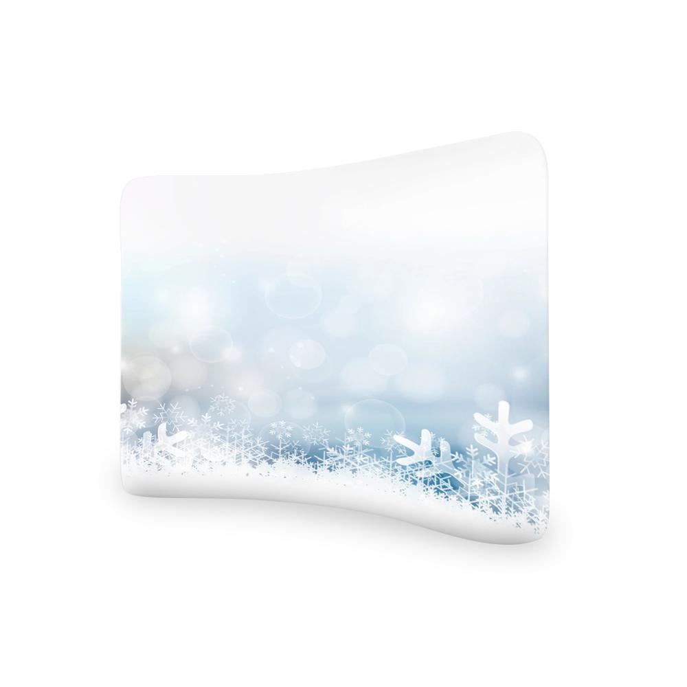 Winter Christmas CURVED TENSION FABRIC MEDIA WALL