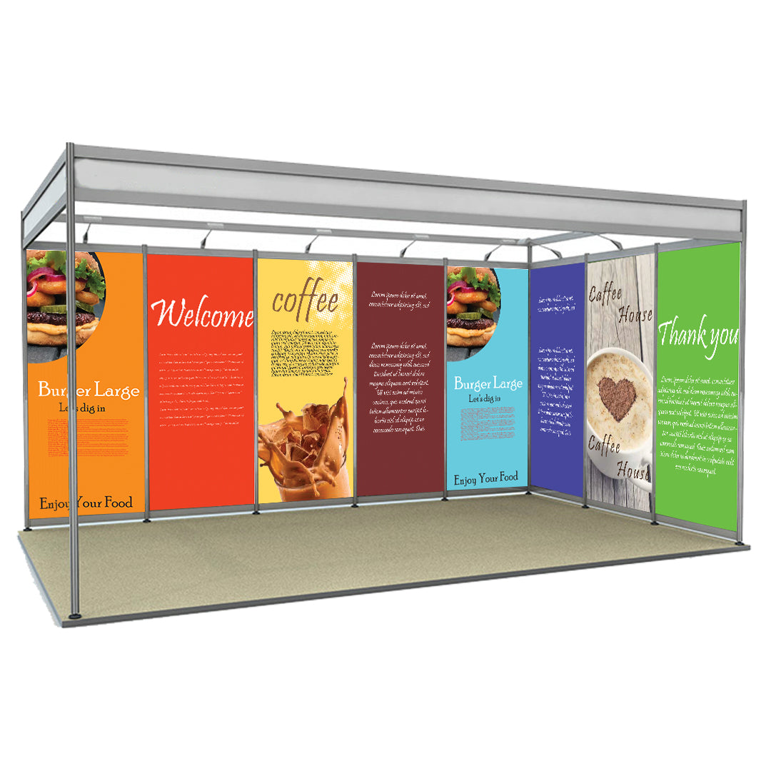 Shell Booth Design Print 3m x 5m Shell Scheme Exhibition Graphics Printing – Backdropsource AU