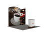 3x3m Booth Kit with Inclined Wall & Sloped Arch + Counter