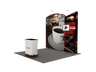 3x3m Booth Kit with Inclined Wall & Sloped Arch + Counter