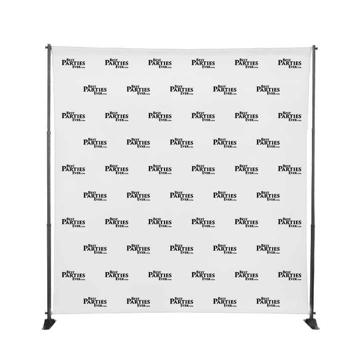 FABRIC BACKDROP MEDIA WALL WITH ADJUSTABLE STAND